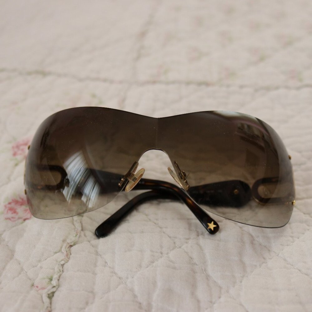 Jimmy Choo Y2k Gradient Rimless Rectangle Wrap Su… - image 6